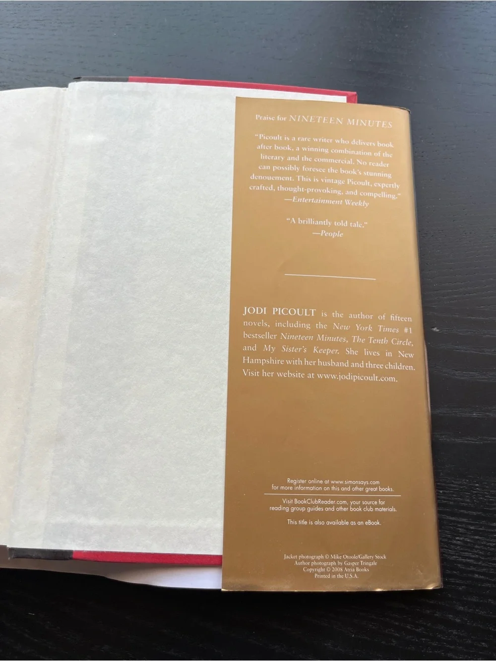 Jodi Picoult (original $27) Change of Heart Hardcover Book 1st Edition Novel